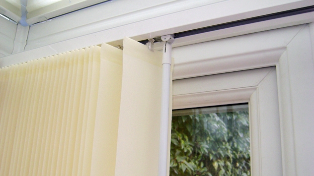 Vertical blinds with wand control - Conservatory Blinds Limited