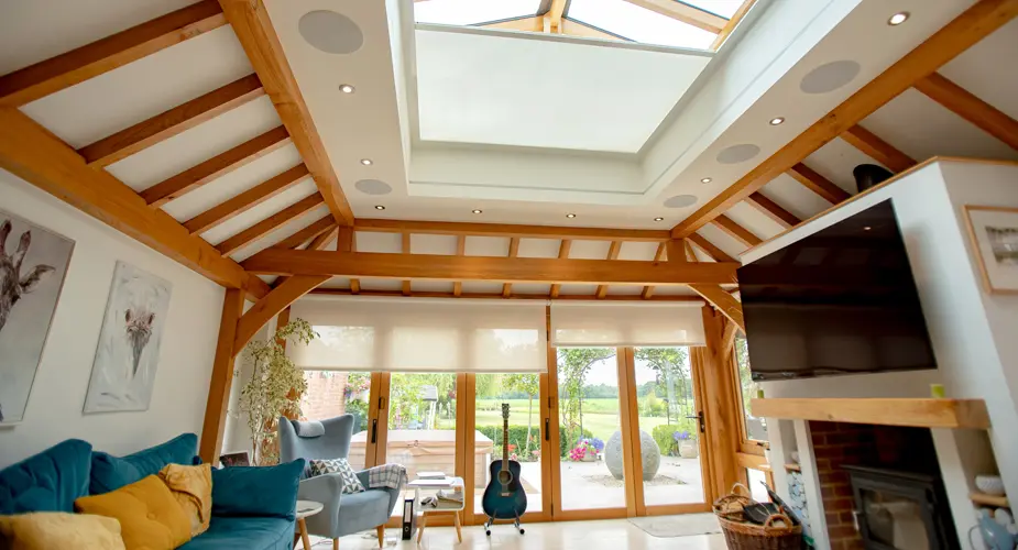 Bespoke Lantern Roof Roller Blinds