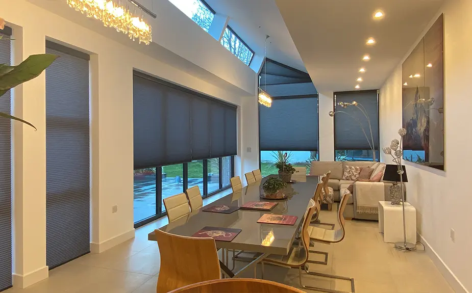 A Special Project With Large Window Blinds