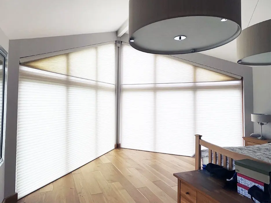 Triangular Apex Window Blinds in Warwickshire