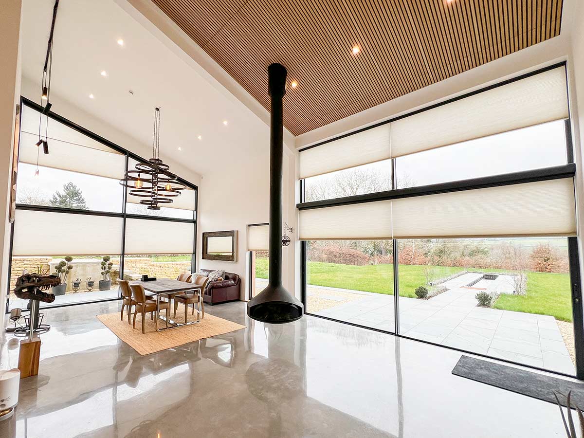 Duette® Thermal Blinds on Sliding Doors