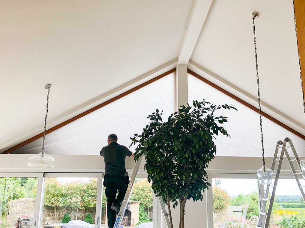 Large Triangular Window Blinds