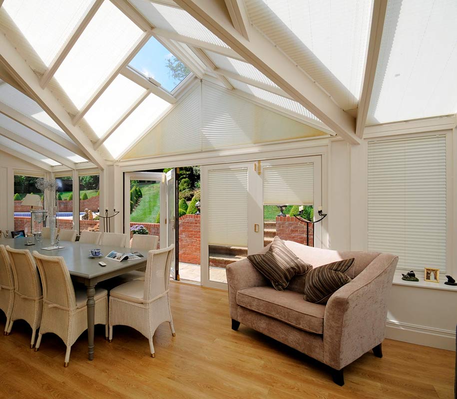 Pleated Conservatory Blinds