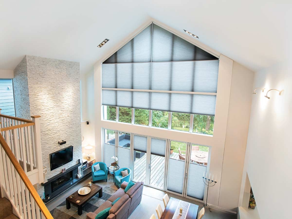 Large Electric Gable Blinds