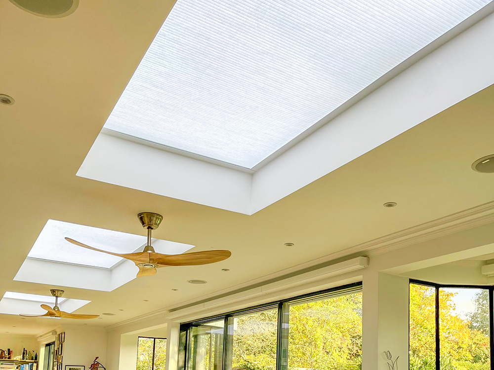 Motorised Lantern Roof Blinds