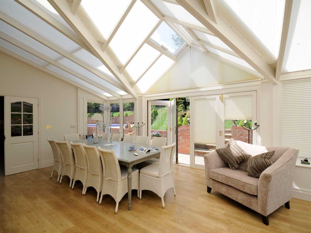 Pleated Conservatory Blinds