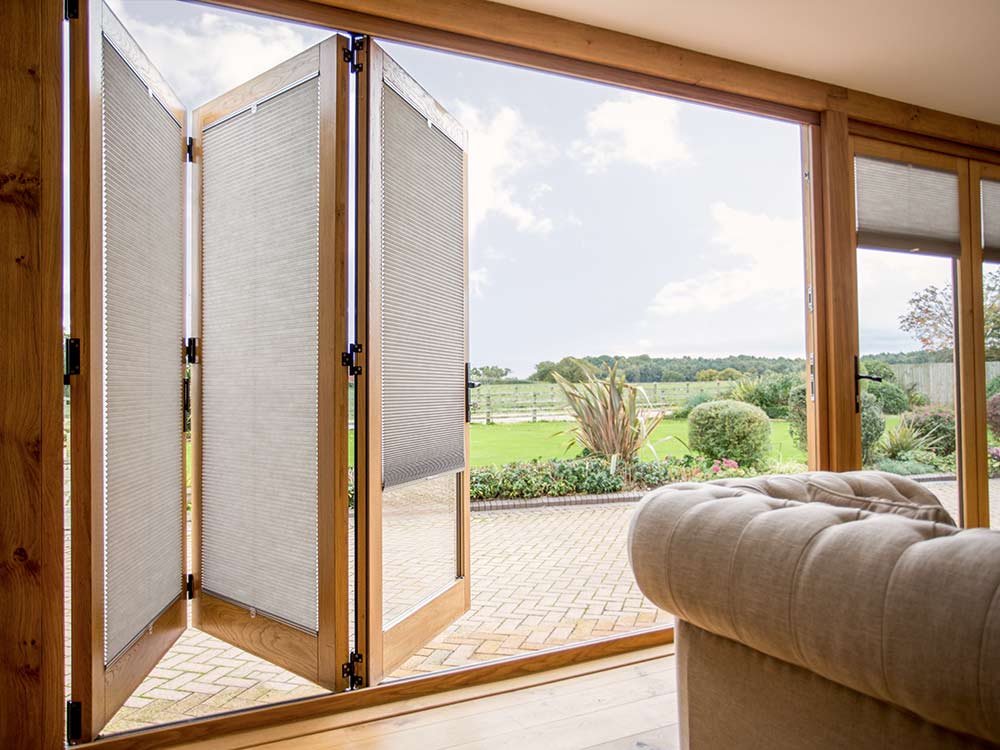 Duette Bifold Door Blinds