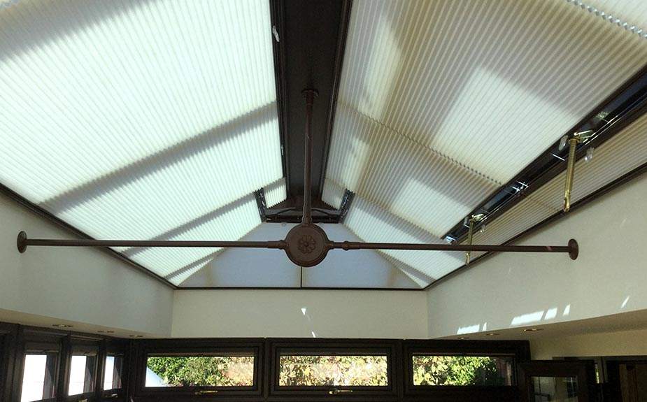Lantern Roof with Duette® Blinds with an individual layout.