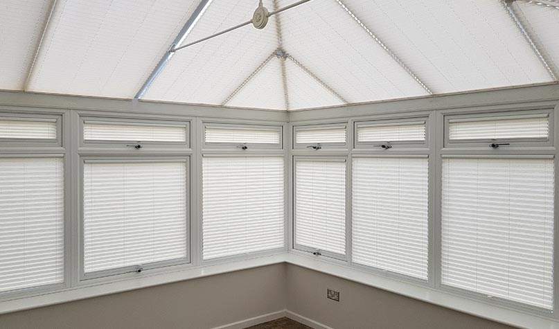 Pleated Conservatory Blinds